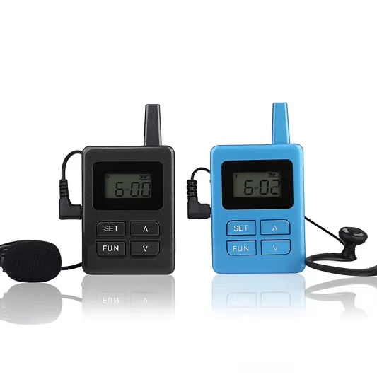 Long Distance Wireless Audio Tour Guide System Conference Translation Device Transmitters Receivers